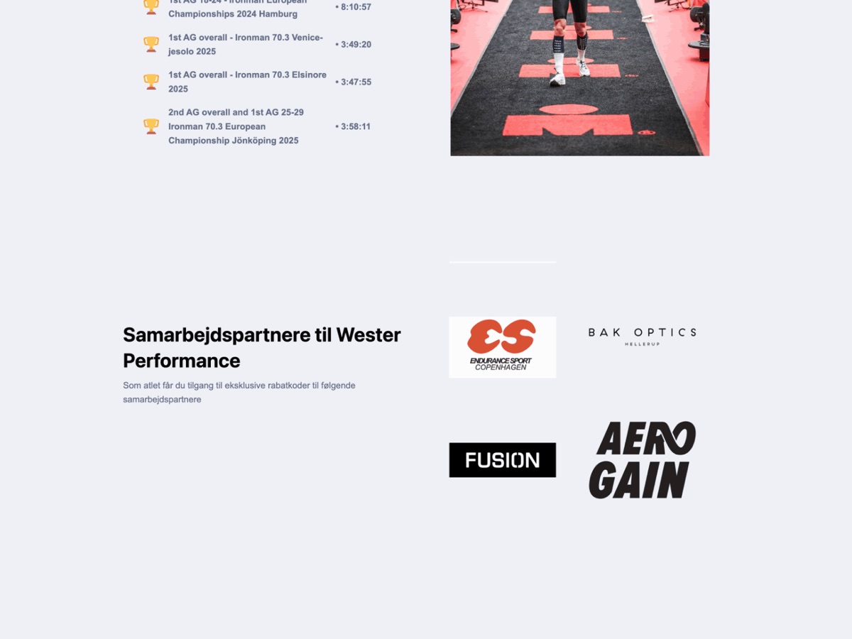 Wester Performance – samarbejdspartnere